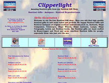 Tablet Screenshot of clipperlight-links.com